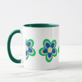 Farbige Blume Tasse (Links)