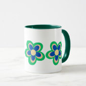 Farbige Blume Tasse (VorderseiteRechts)