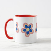 Farbige Blume Tasse (Links)