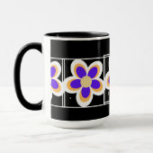 Farbige Blume Tasse (Links)