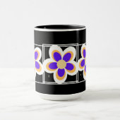 Farbige Blume Tasse (Zentrum)