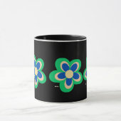 Farbige Blume Tasse (Zentrum)