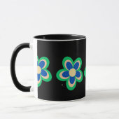 Farbige Blume Tasse (Links)