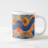 Farbige Blume Tasse (Rechts)