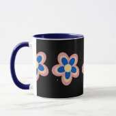 Farbige Blume Tasse (Links)