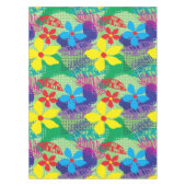 Farbige Blume Tischdecke (Vorderseite)