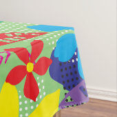 Farbige Blume Tischdecke (Beispiel)