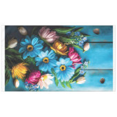 Farbige Blume Tischdecke (Vorderseite (Horizontal))