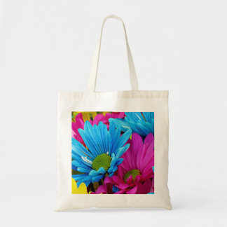 Farbige Blume Tragetasche