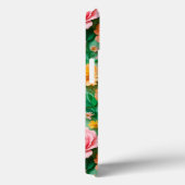 Farbige Blume und Schmetterlinge Case-Mate iPhone Hülle (Rückseite / Rechts)