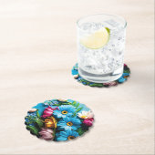 Farbige Blume Untersetzer (Vor Ort)