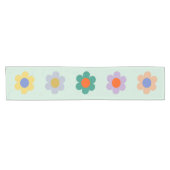 Farbige Blume Vintag Kurzer Tischläufer (Horizontal)