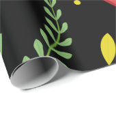 Farbige Blume Wasserfarbe Niedlich Geschenkpapier (Rolleneckpunkt)