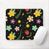 Farbige Blume Wasserfarbe Niedlich Mousepad (Mit Mouse)