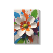 Farbige Blume Weitblick
