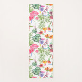 Farbige Blume Yogamatte (Vorderseite)