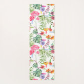 Farbige Blume Yogamatte (Rückseite)