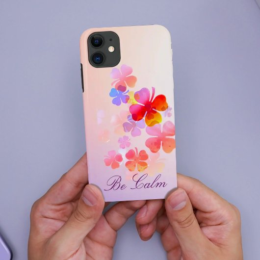 Farbige Blume zeichnend iPhone-Fall Case-Mate iPhone Hülle