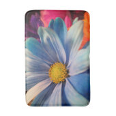 Farbige Blumen Badematte (Vorderseite Vertikal)
