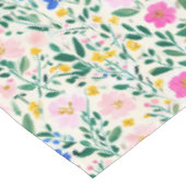 Farbige Blumen Tischdecke (Schrägansicht)