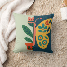 Farbige Blumen- und Schmetterlings-Grafikdesign