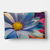 Farbige Blumen Zubehörtasche (Rückseite)