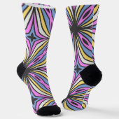 Farbige Blumenblüten Thunder_Cove Socken (Gewinkelt)