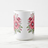Farbige Blumenbouquet Kaffeetasse (Mittel)