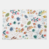 Farbige Blumendrucke Geschirrtuch (Horizontal)