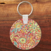 Farbige Blumenkette Schlüsselanhänger (Vorderseite)
