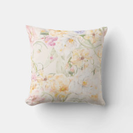Farbige Blumenkissen mit Blumenmuster Kissen