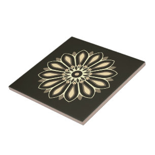 FARBIGE BLUMENKUNST GESCHENK TOCHTER MUTTER CHEFIN FLIESE