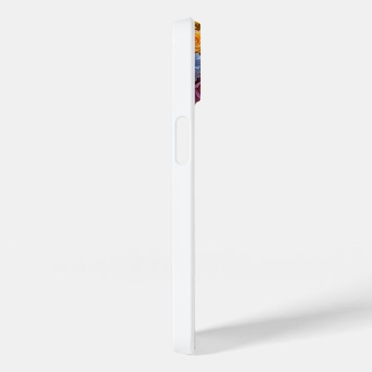 Farbige Blumenrahmen Case-Mate iPhone Hülle (Rückseite / Rechts)