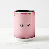 Farbige Blumenrahmen Tasse (Zentrum)