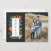 Farbige Blumenrahmen | WEIHNACHTEN | FOTO (Vorderseite)