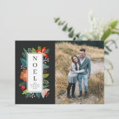 Farbige Blumenrahmen | WEIHNACHTEN | FOTO (Stehend Vorderseite)