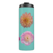 Farbige Blumenschrift Thermosbecher (Vorderseite)