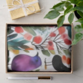 Farbige Blumenvögel Seidenpapier (Geschenk)