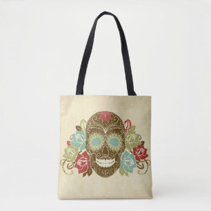 Farbige Blumenzuckerschale Tasche