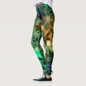 Farbige Blüte #2 Leggings (Links)