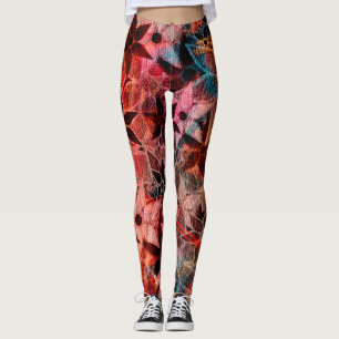 Farbige Blüte #3 Leggings