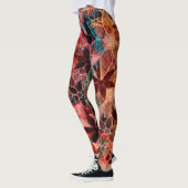 Farbige Blüte #3 Leggings (Links)