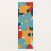 Farbige Blüte B Yogamatte (Rückseite)