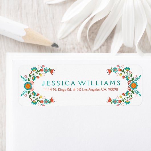 Farbige Blütenblattvorlage (Insitu)