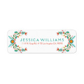 Farbige Blütenblattvorlage (Vorne)