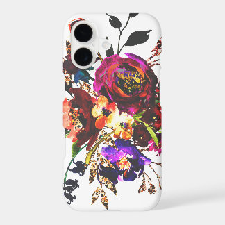 Farbige Boho-Aquarell-Wildblumen-vintage-florale