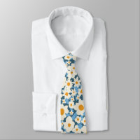 Farbige Boho-Blue-Gelb-Weiße Florale Hochzeit