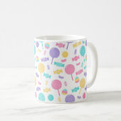 Farbige Bonbons Kaffeetasse (VorderseiteRechts)
