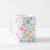 Farbige Bonbons Kaffeetasse (Vorderseite Links)