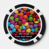 Farbige Bonbons Pokerchips (Rückseite)